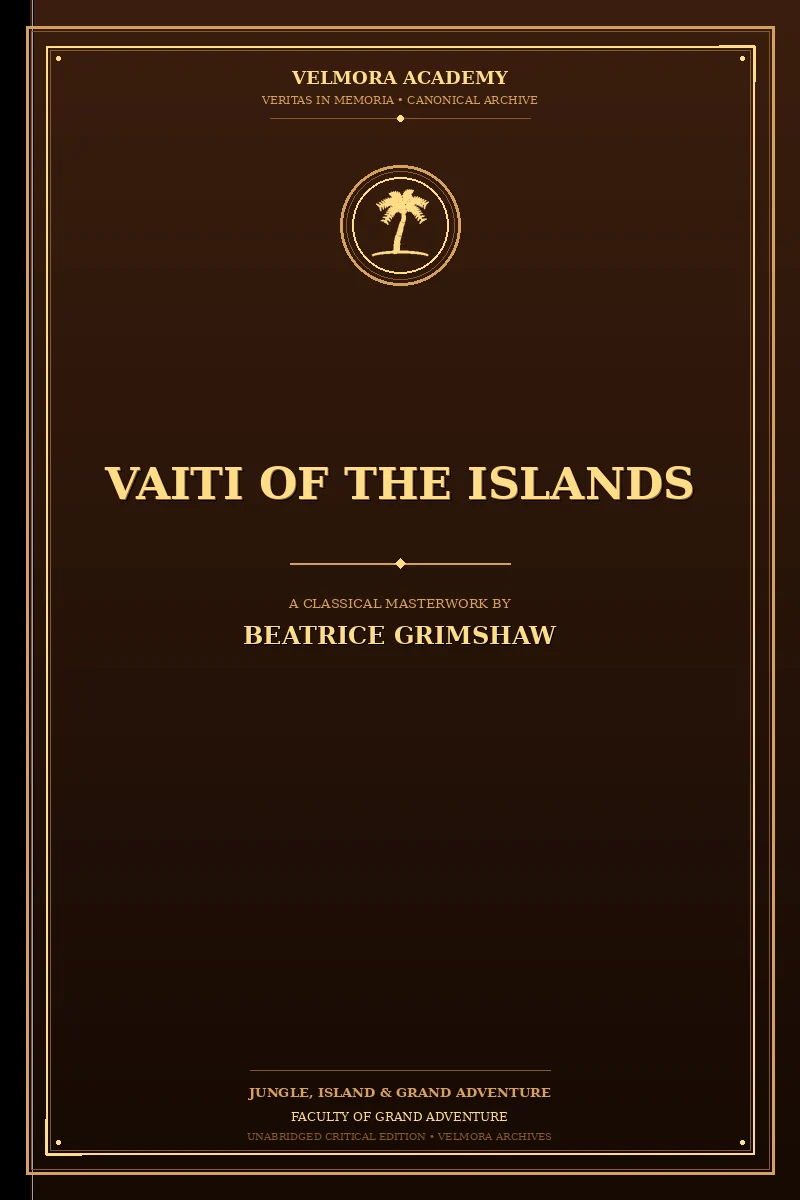 Cover of Vaiti of the Islands
