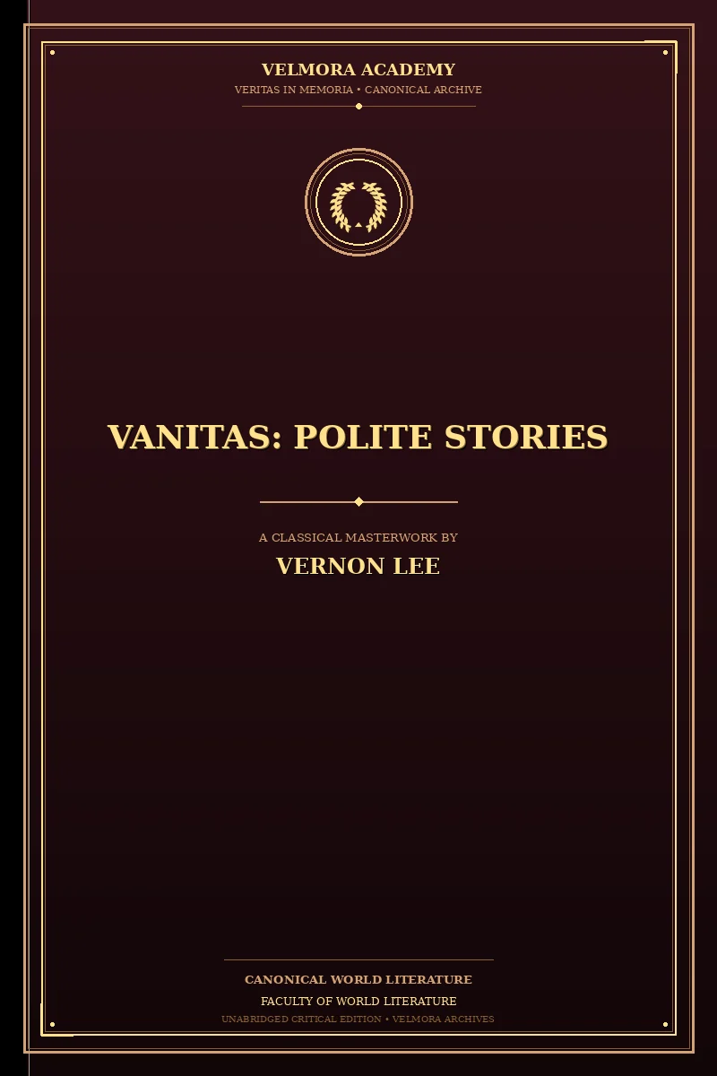 Vanitas: Polite Stories