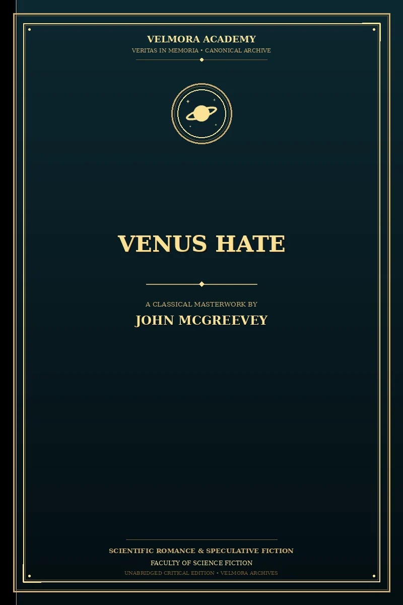 Cover of Venus Hate