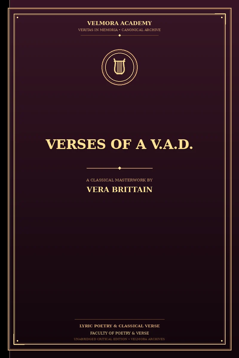 Verses of a V.A.D.
