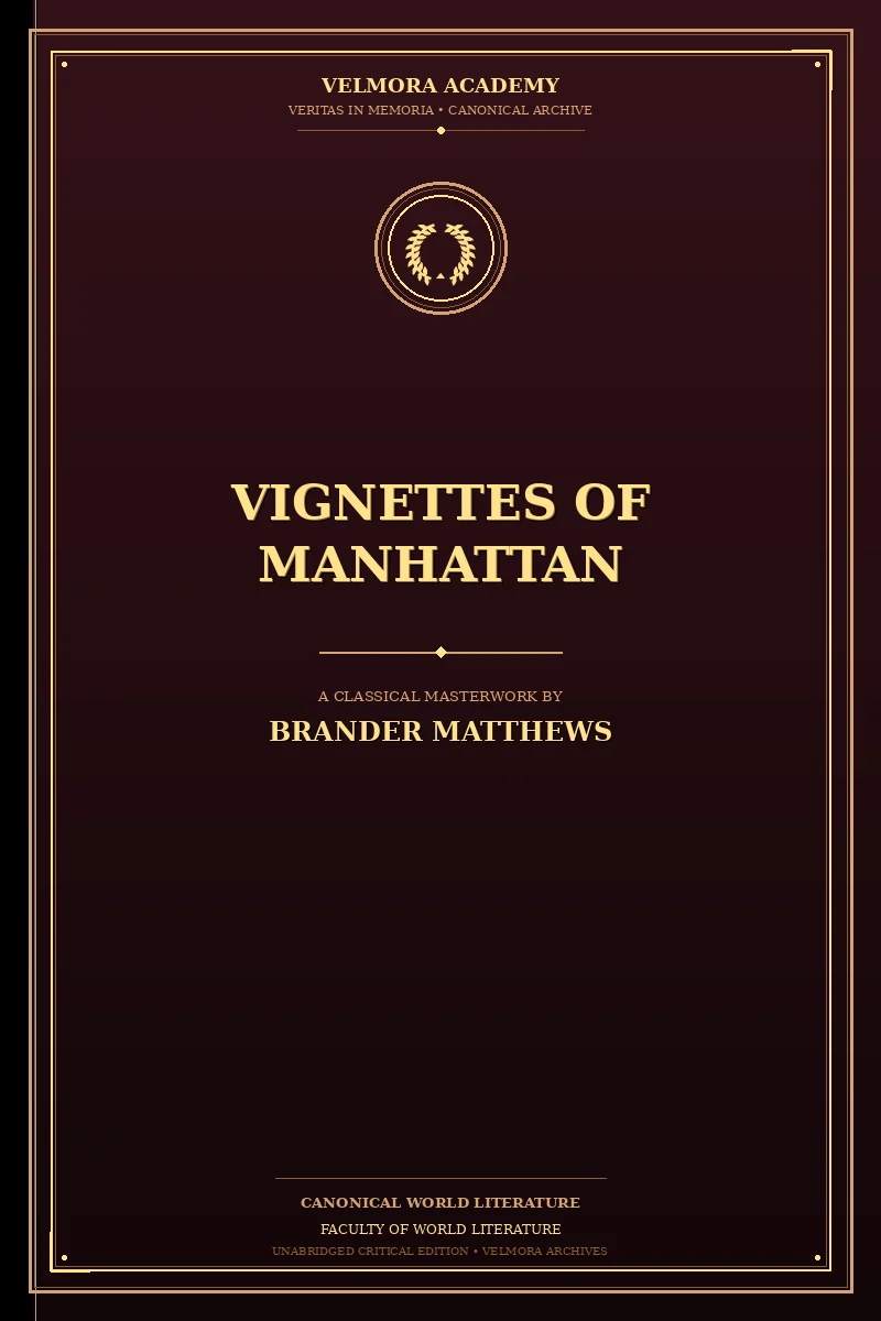Cover of Vignettes of Manhattan
