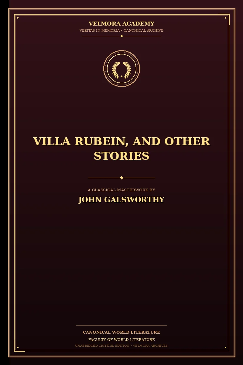 Cover of Villa Rubein, and Other Stories