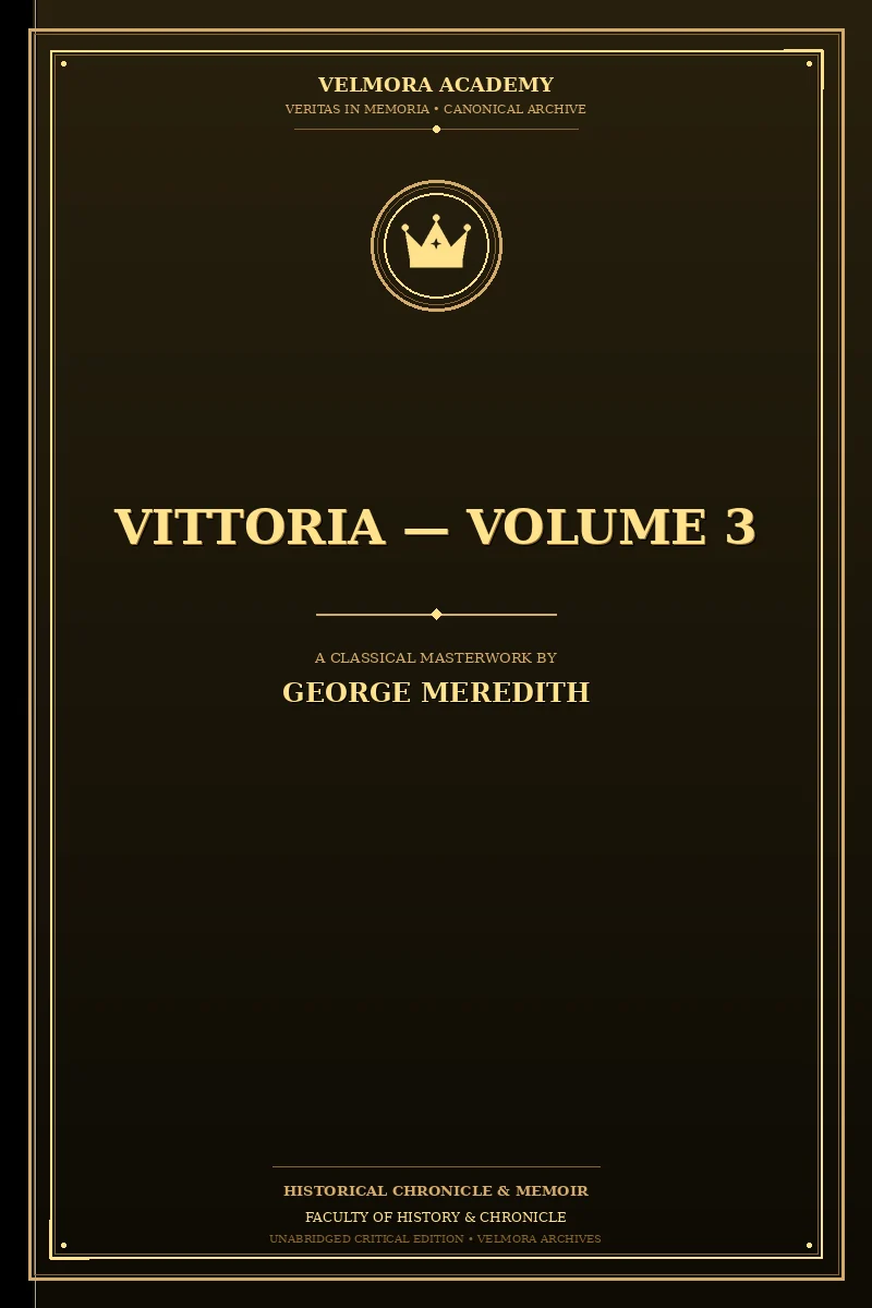 Cover of Vittoria — Volume 3