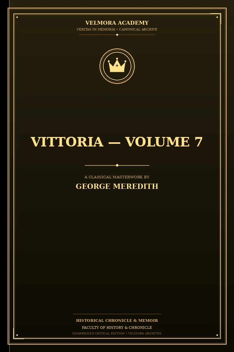 Cover of Vittoria — Volume 7
