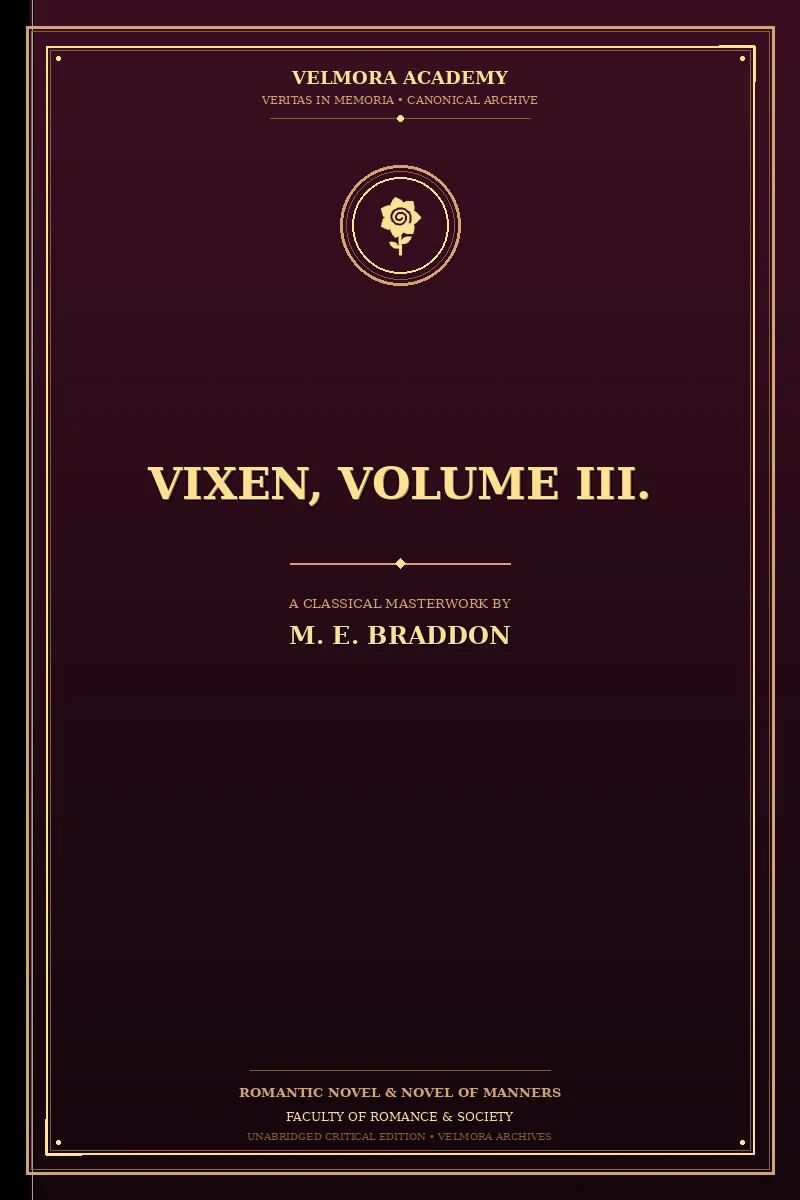Cover of Vixen, Volume III.