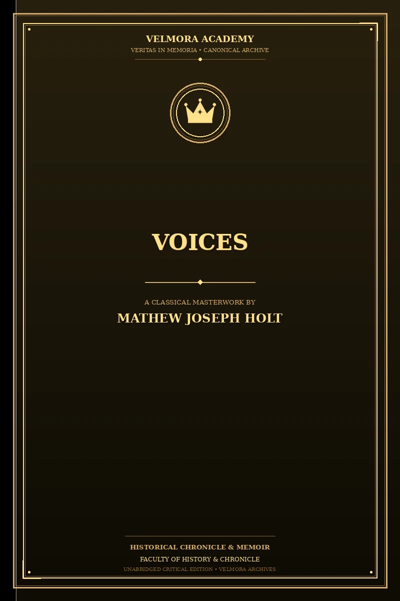 Cover of Voices