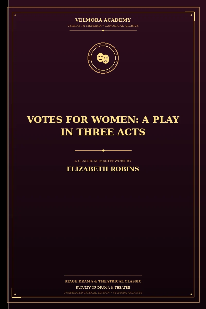 Votes for Women: A Play in Three Acts