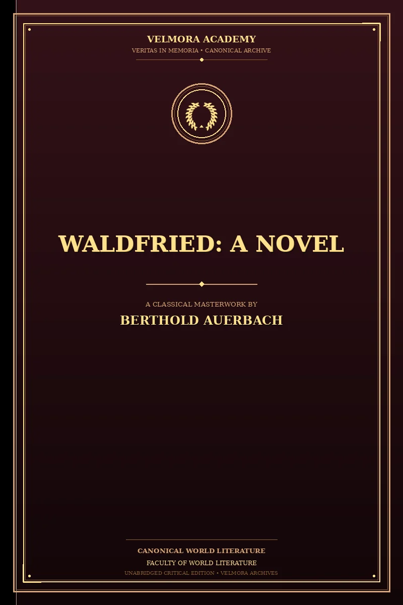 Waldfried: A Novel