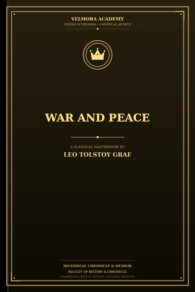 Cover of War and Peace