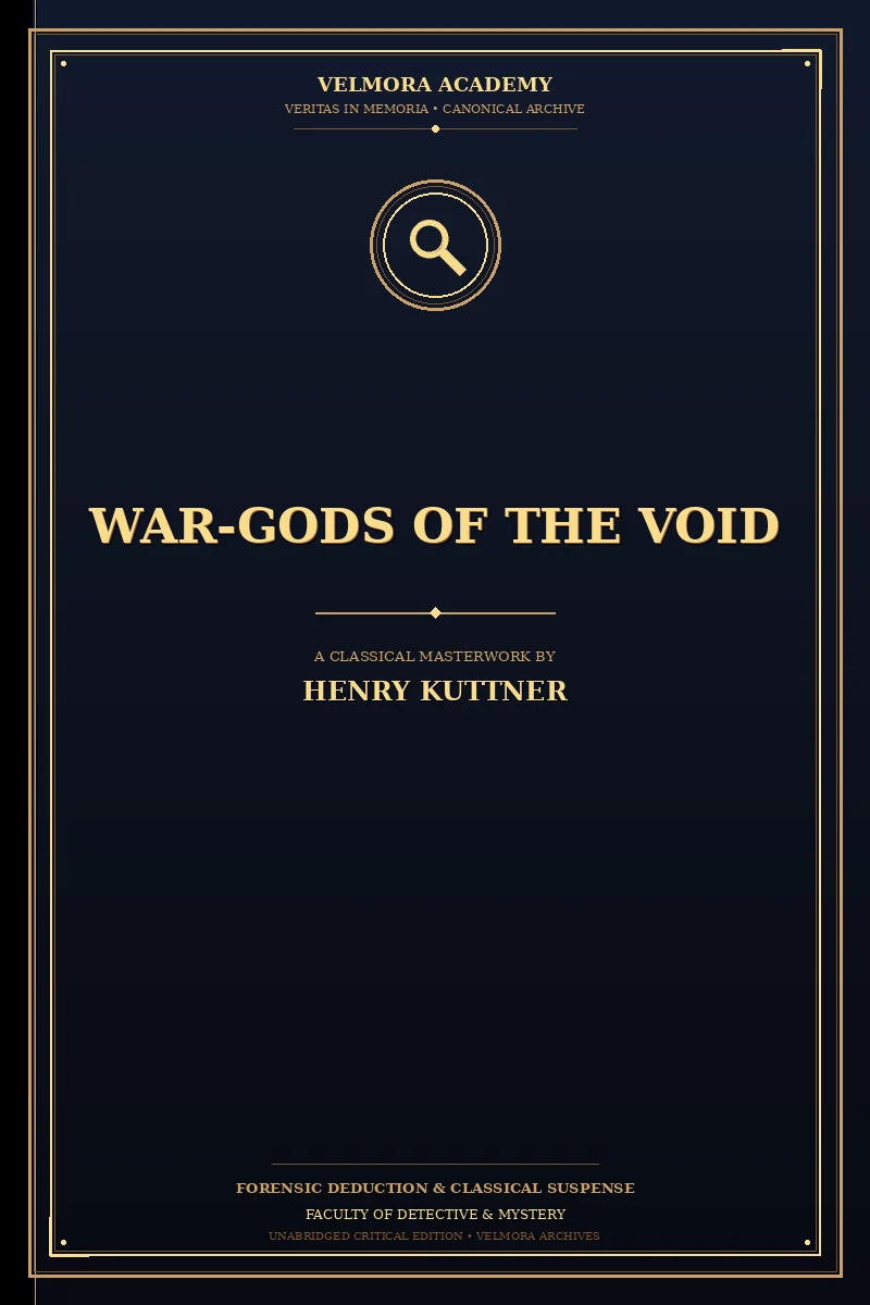 Cover of War-Gods of the Void