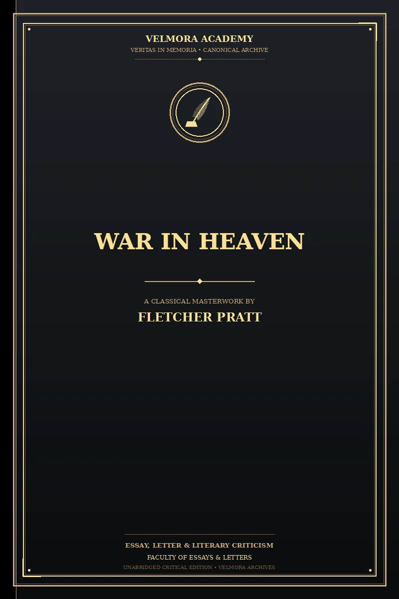 Cover of War in Heaven