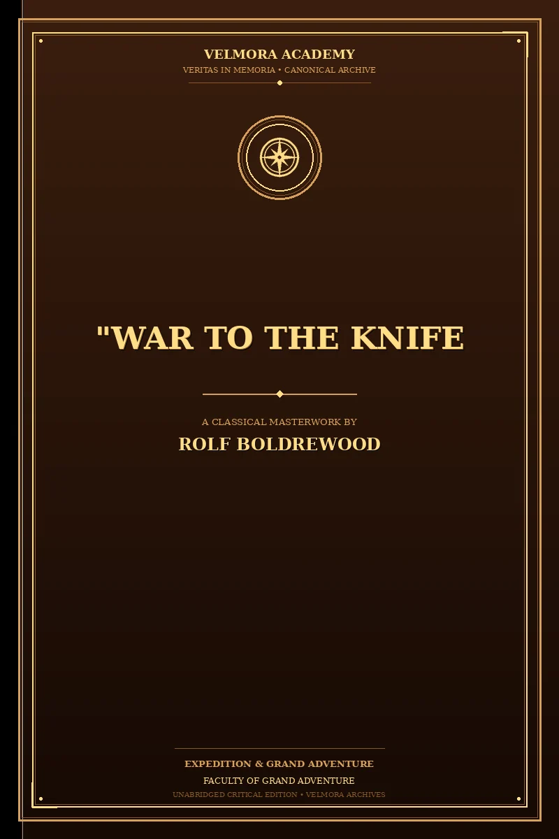 "War to the Knife