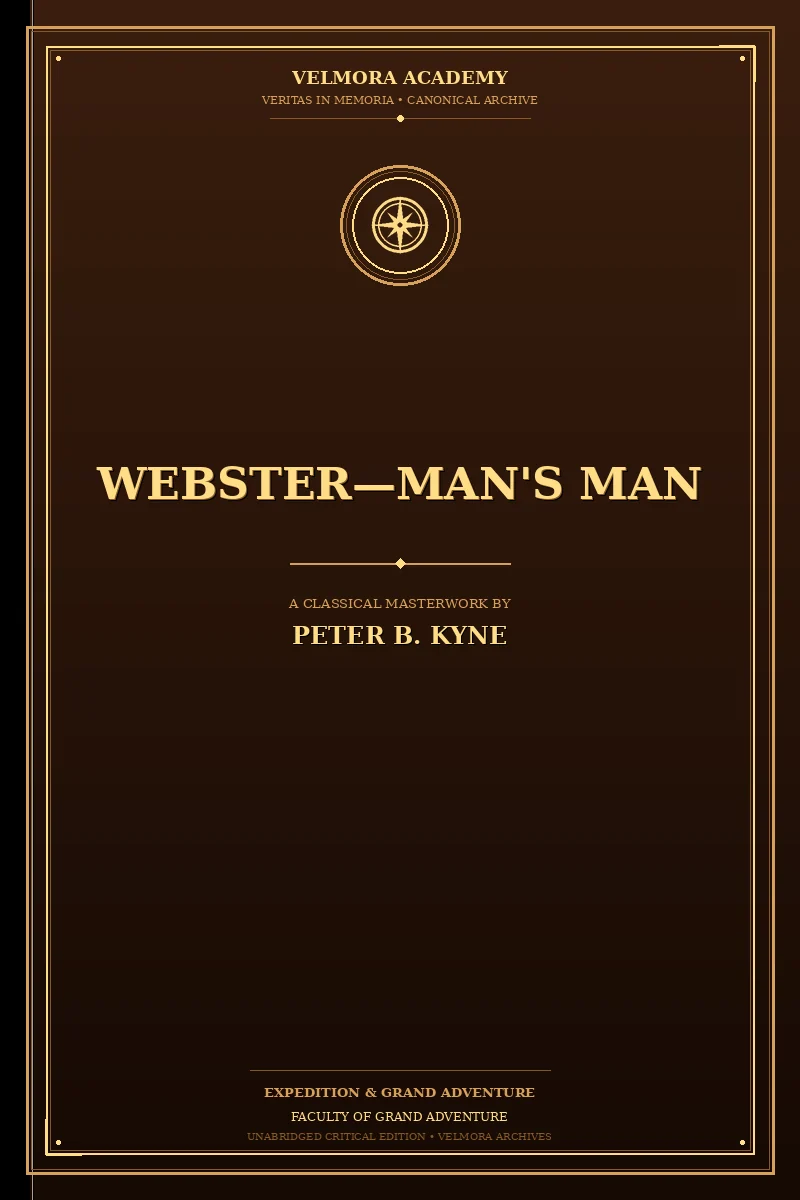 Webster—Man's Man