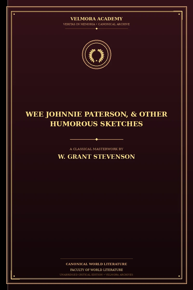 Wee Johnnie Paterson, & other humorous sketches