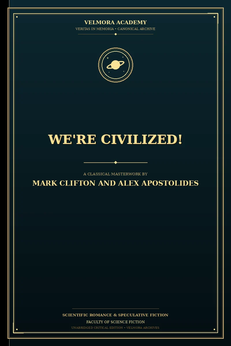 Cover of We're Civilized!