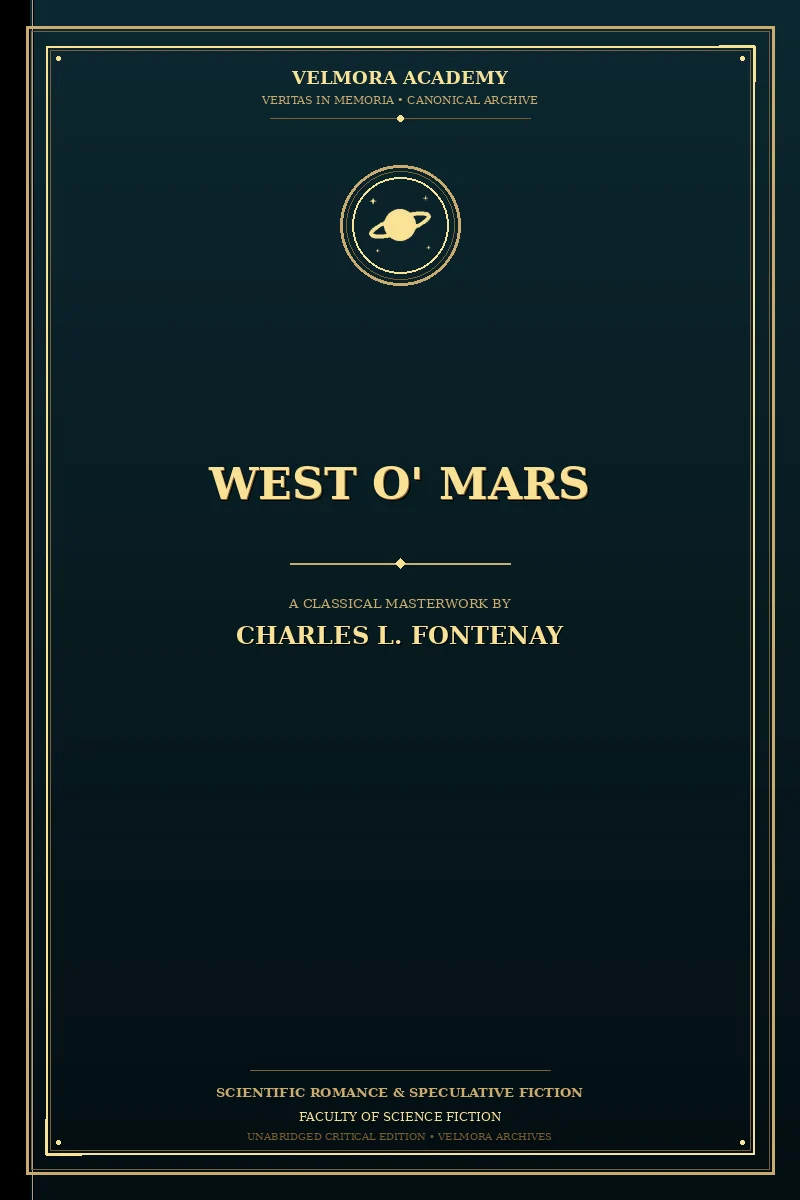 Cover of West o' Mars