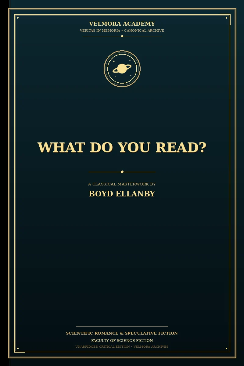 Cover of What Do You Read?