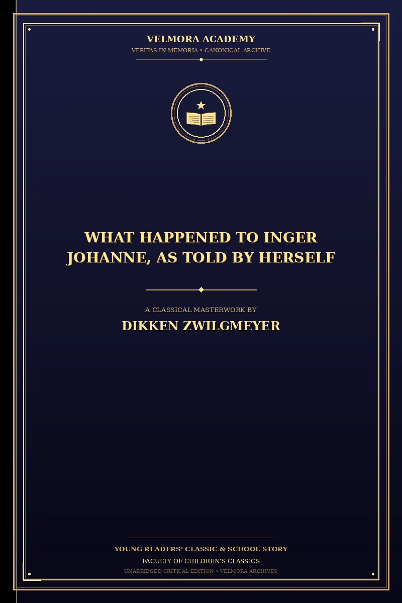 What Happened to Inger Johanne, as Told by Herself