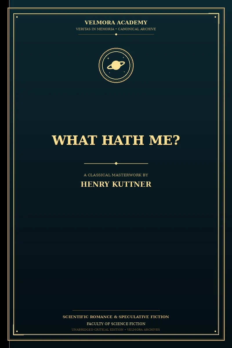 Cover of What Hath Me?