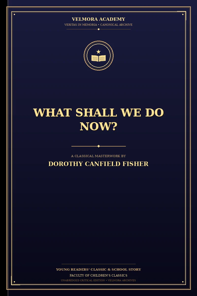Cover of What Shall We Do Now?