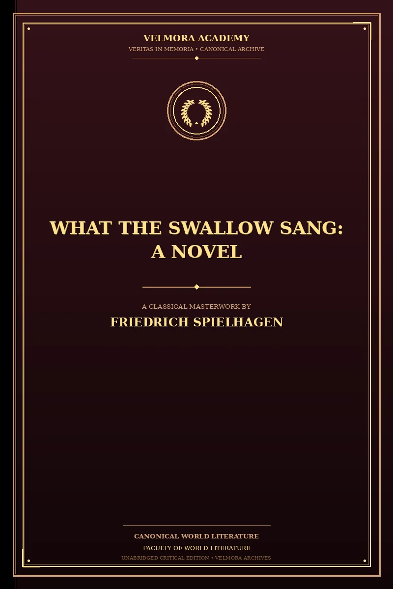 What the Swallow Sang: A Novel