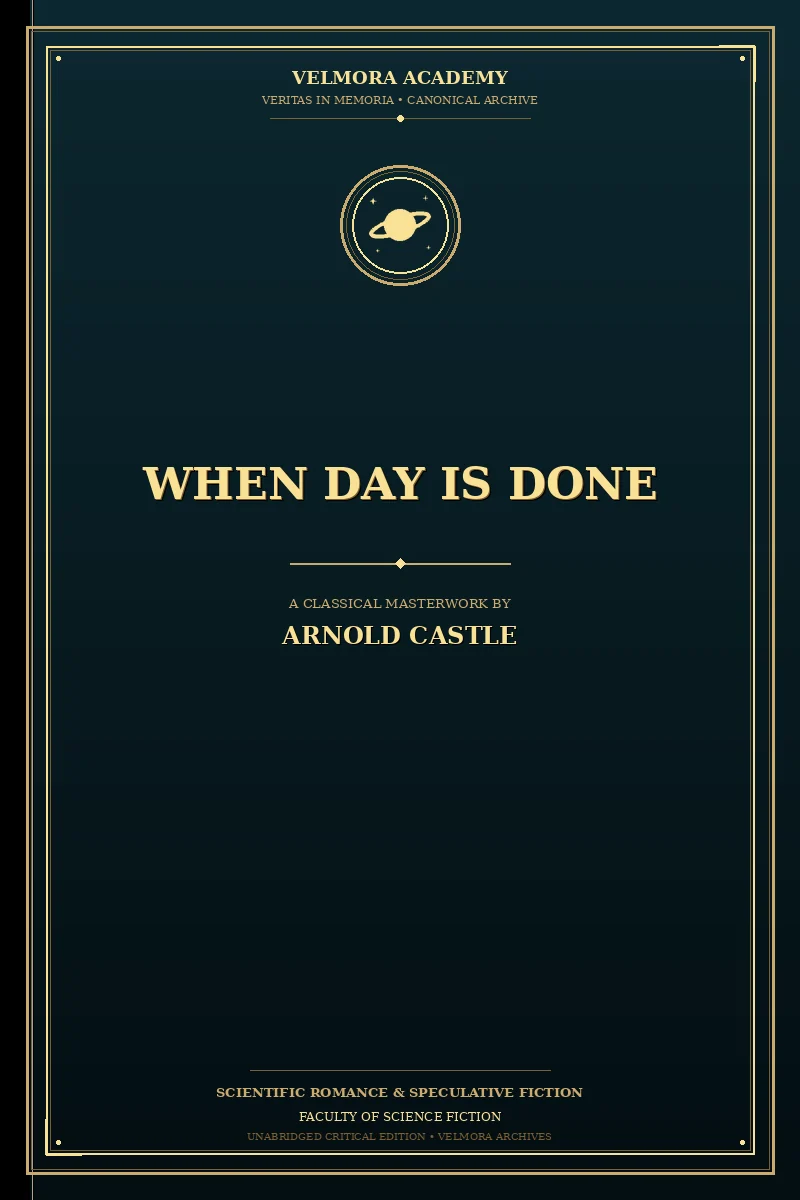 Cover of When Day Is Done