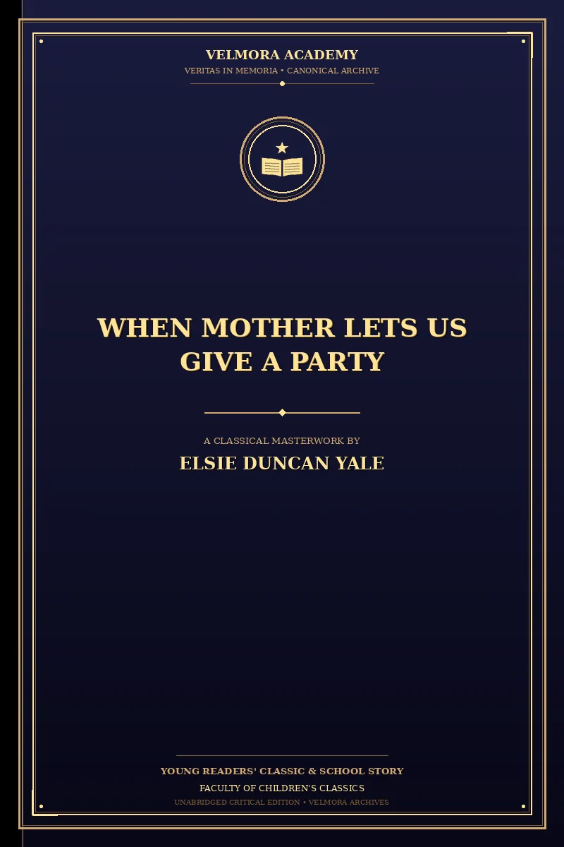 Cover of When Mother Lets Us Give a Party