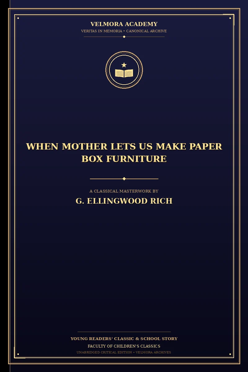 Cover of When mother lets us make paper box furniture