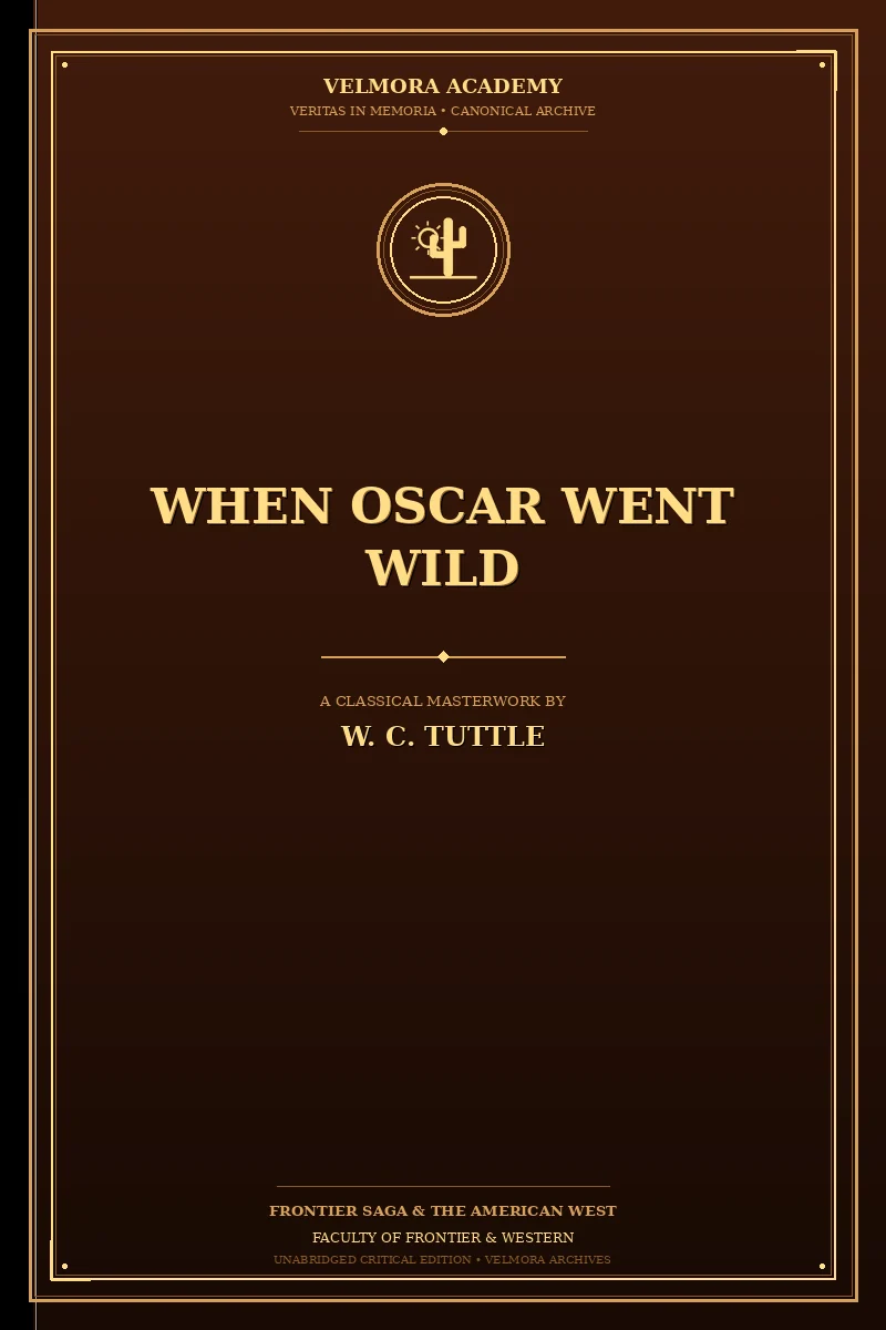 Cover of When Oscar Went Wild