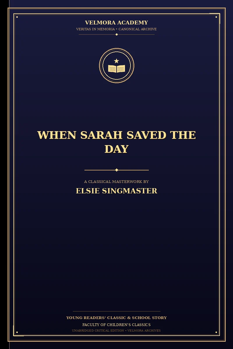 Cover of When Sarah Saved the Day