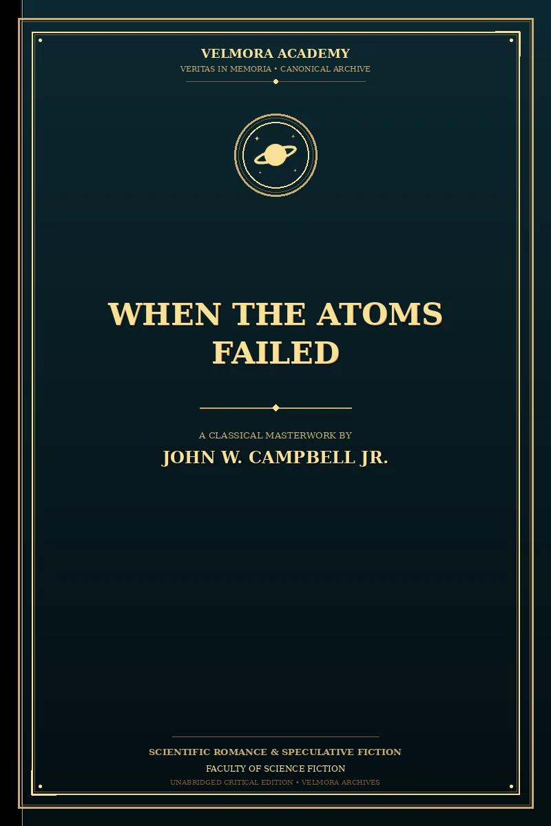 When the atoms failed