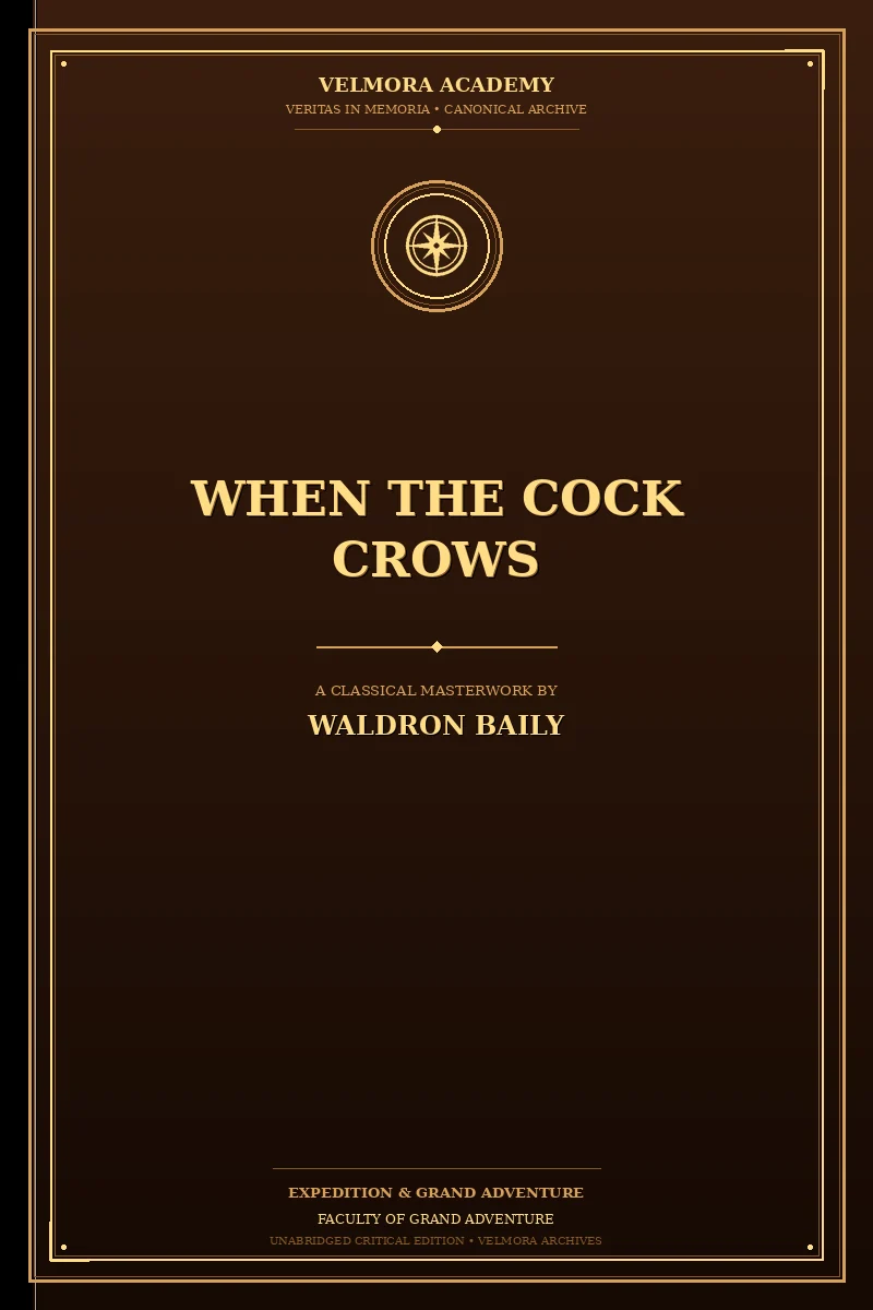 When the Cock Crows