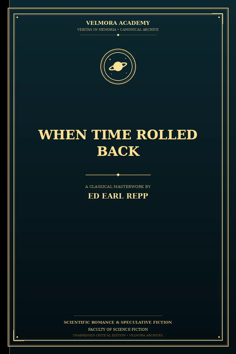 Cover of When Time Rolled Back