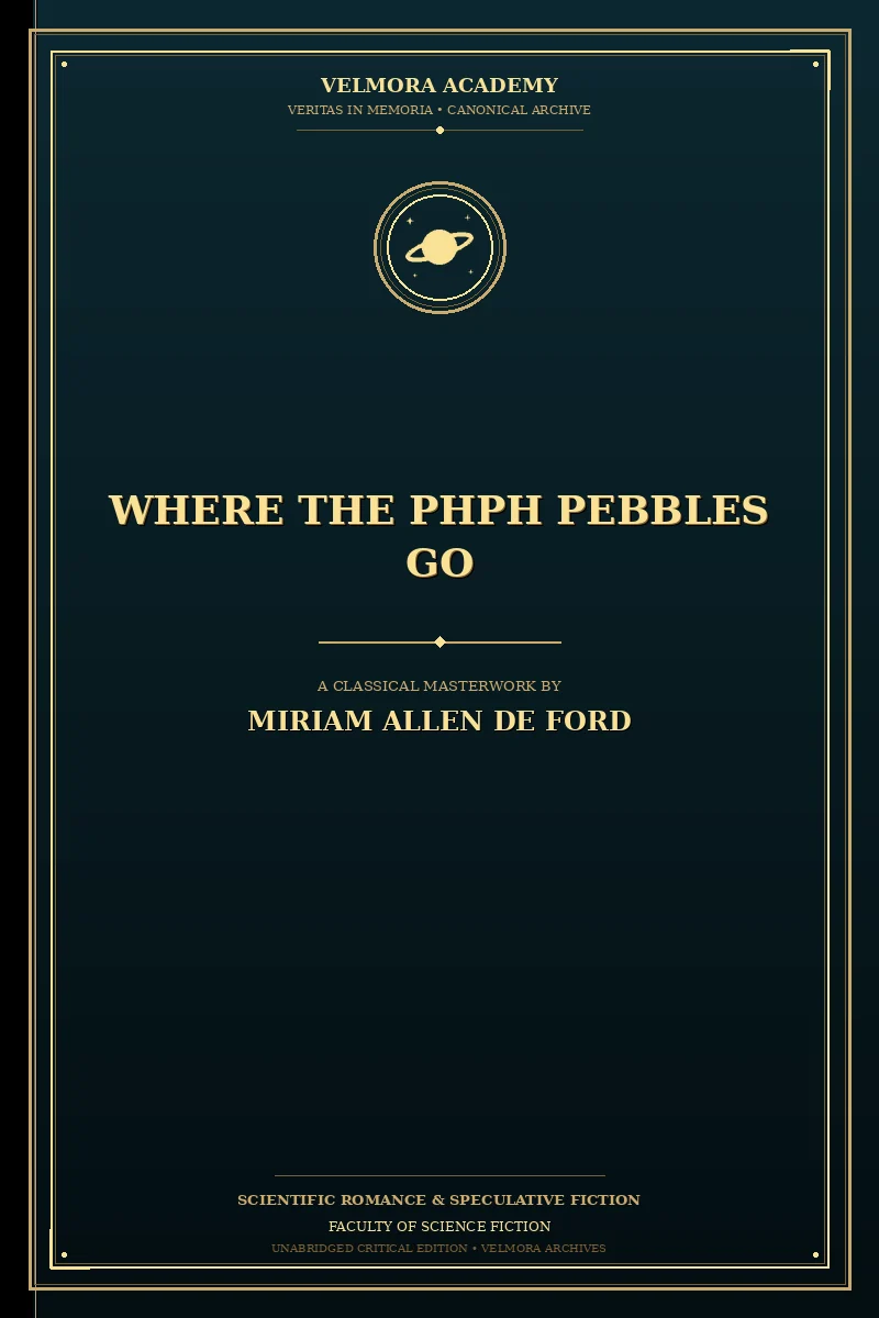 Where the Phph Pebbles Go