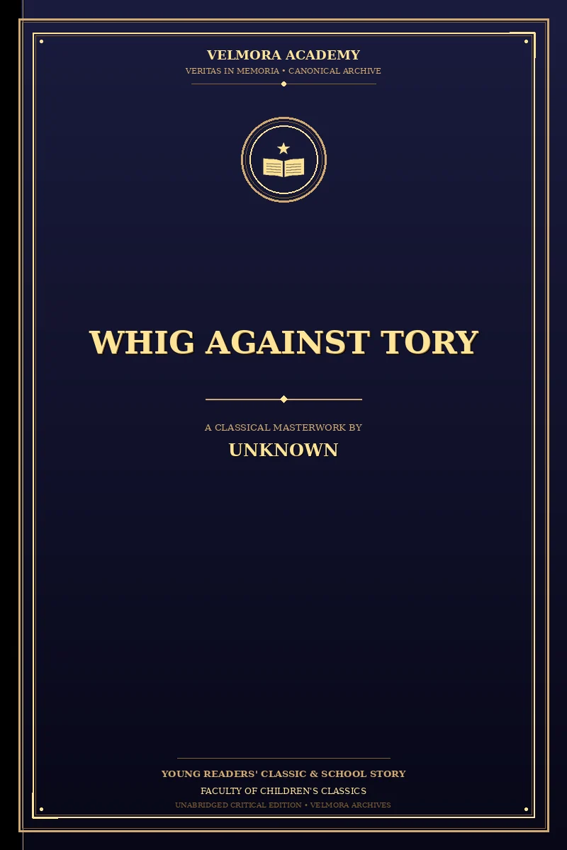 Cover of Whig Against Tory