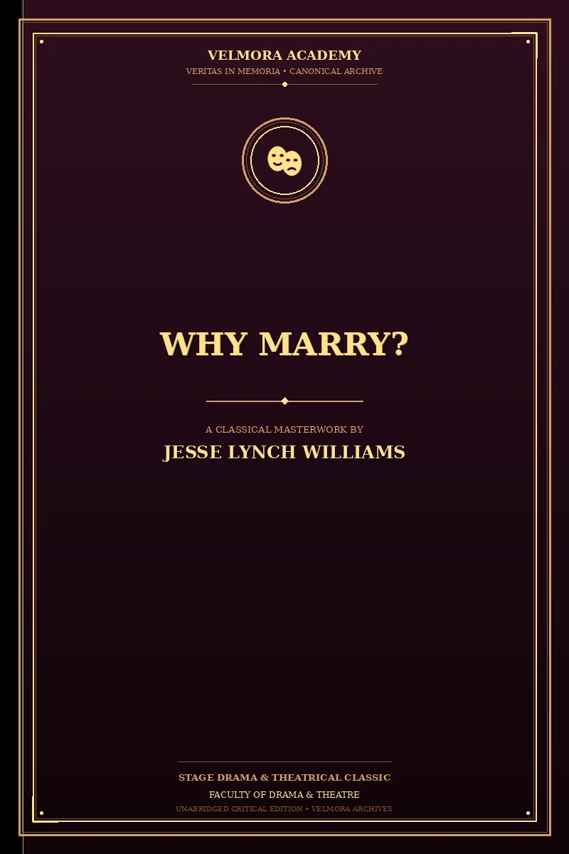 Cover of Why Marry?