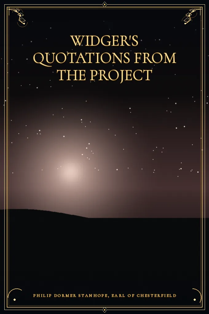 Cover of Widger's Quotations from the Project
