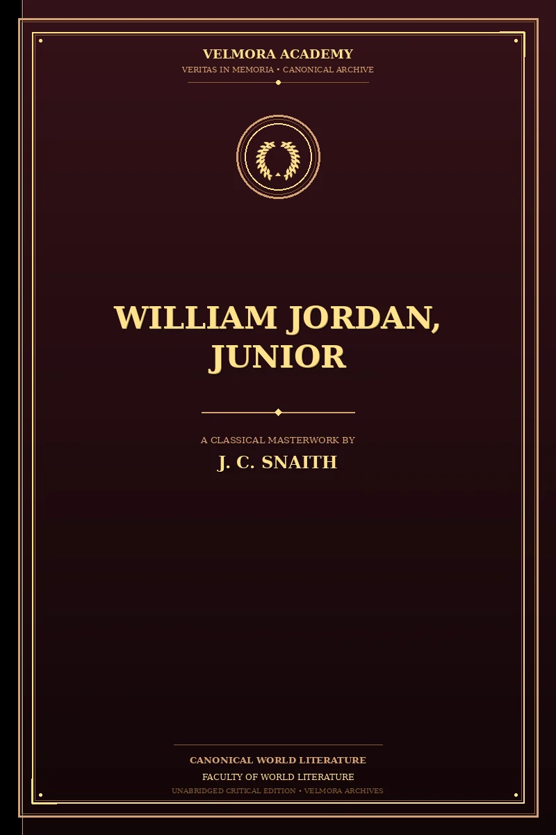 Cover of William Jordan, Junior