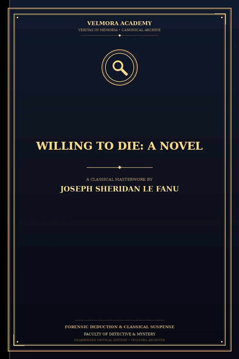 Willing to Die: A Novel