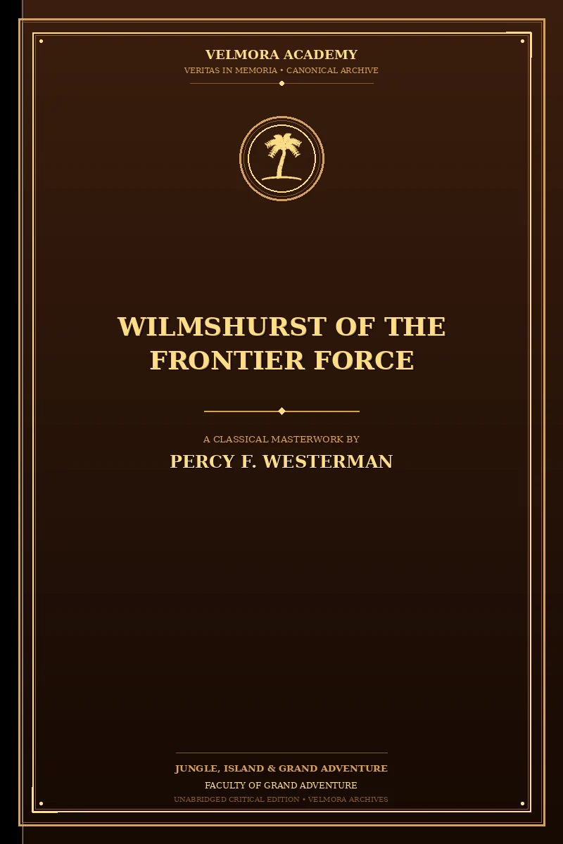 Cover of Wilmshurst of the Frontier Force
