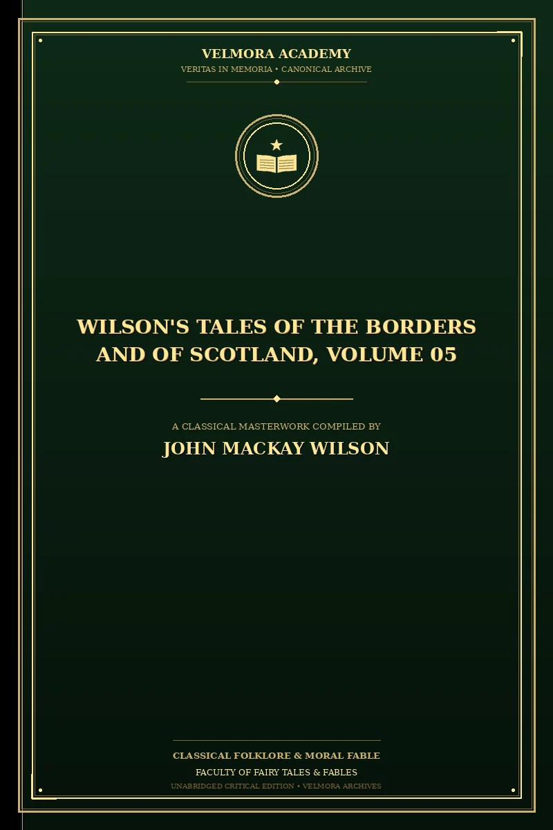 Cover of Wilson's Tales of the Borders and of Scotland, Volume 05