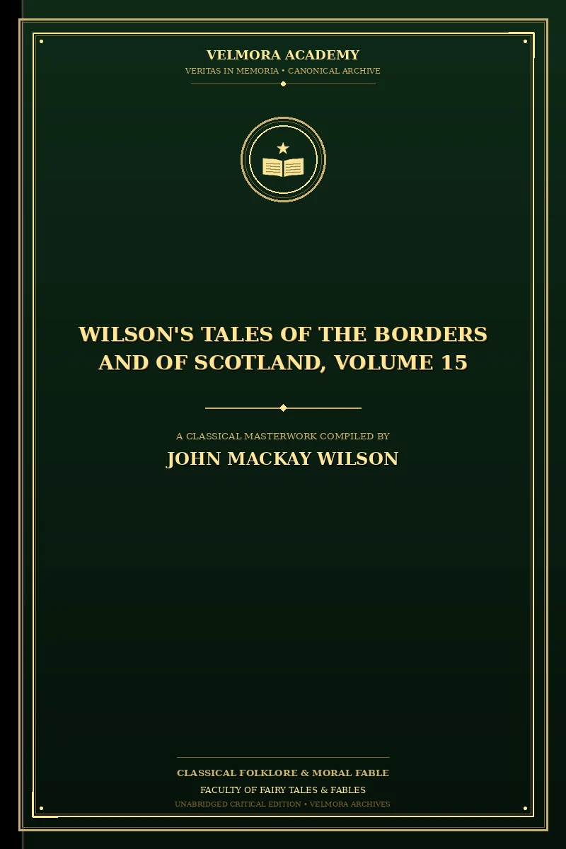 Cover of Wilson's Tales of the Borders and of Scotland, Volume 15