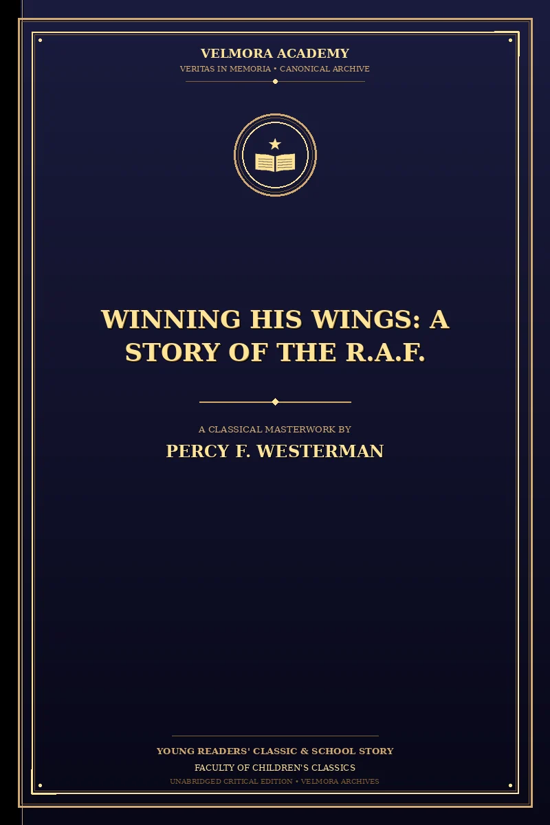 Cover of Winning His Wings: A Story of the R.A.F.