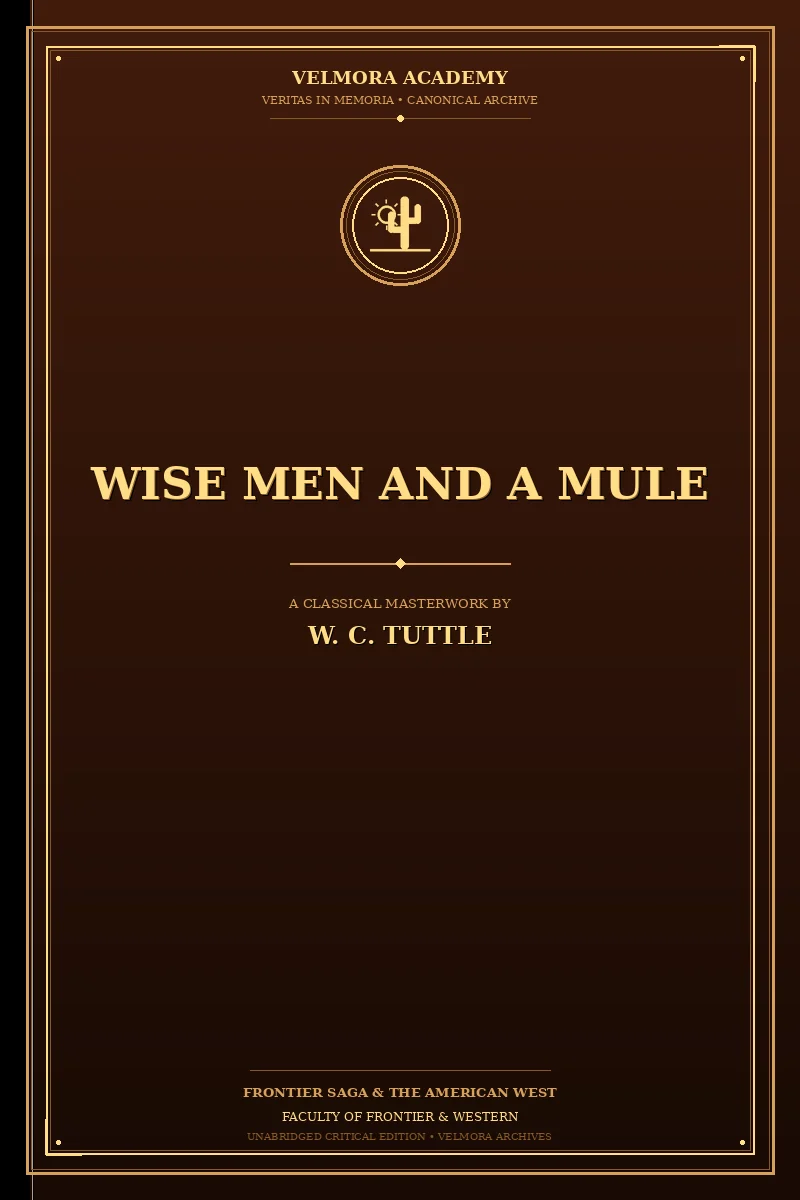 Cover of Wise Men and a Mule