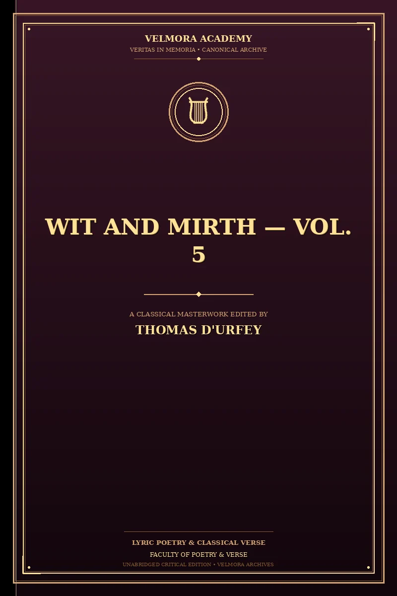 Cover of Wit and Mirth — Vol. 5