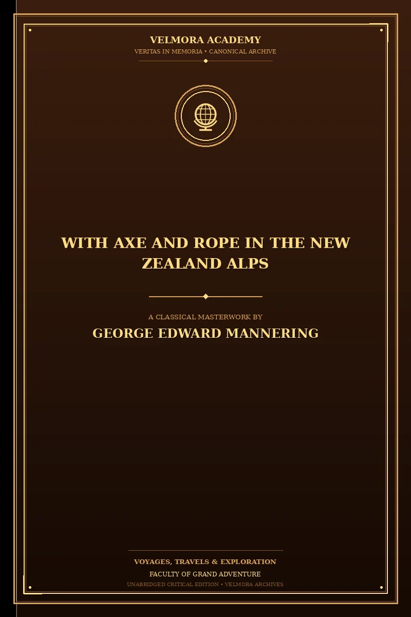 Cover of With Axe and Rope in the New Zealand Alps