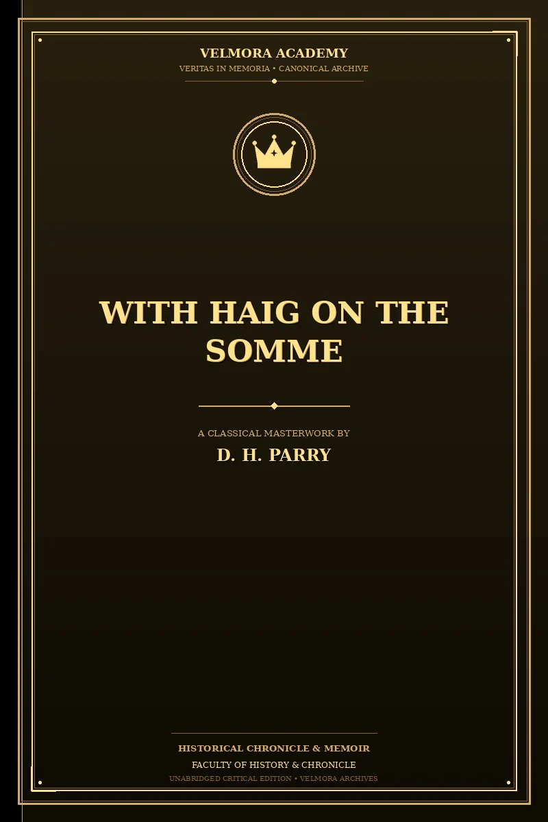Cover of With Haig on the Somme