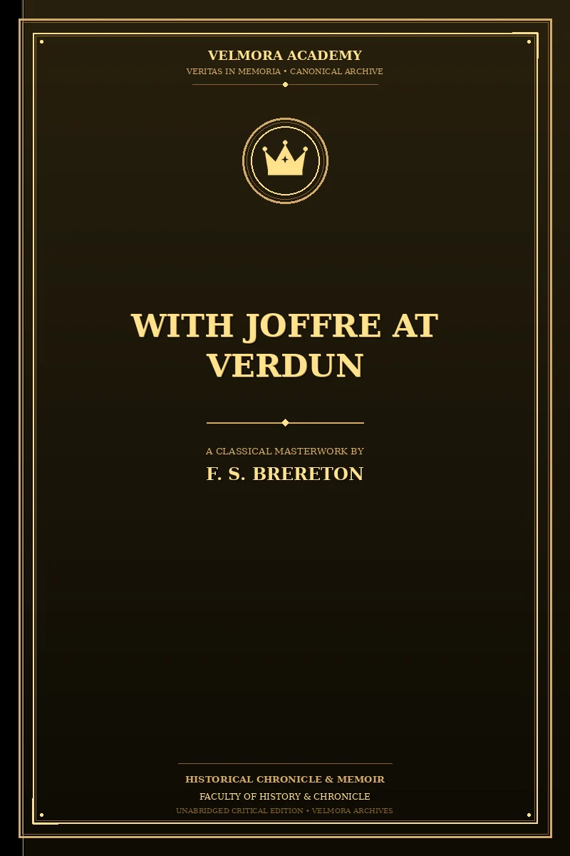Cover of With Joffre at Verdun