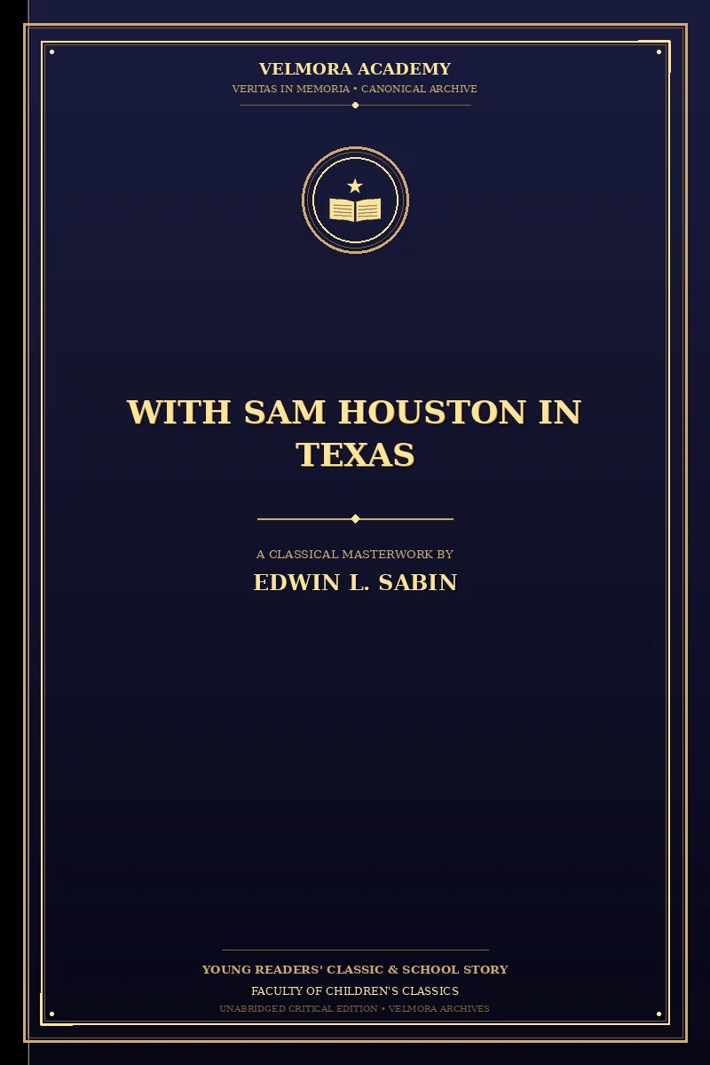 With Sam Houston in Texas A Boy Volunteer