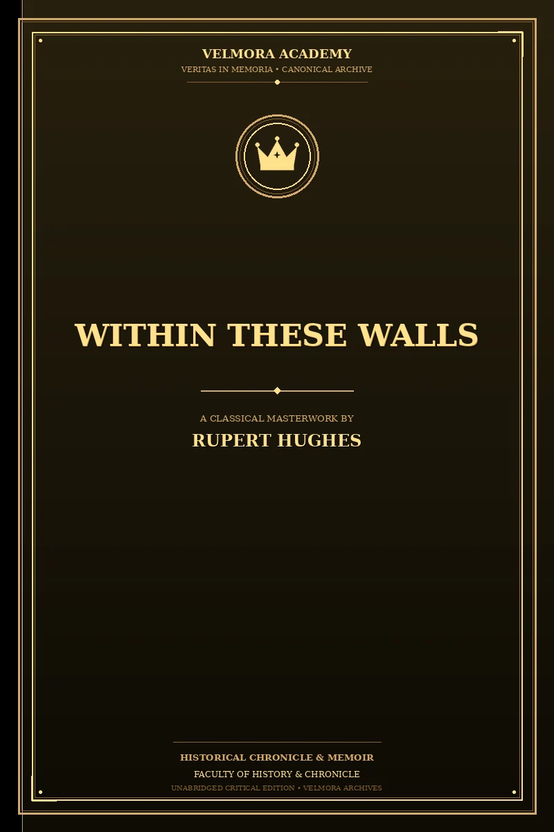 Cover of Within these walls